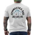 Gymnastik Papa Für Stolzeäter Raglan T-Shirt mit Rückendruck