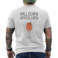 Hallöchen Aperölchen Spritz Carnival Party White T-Shirt mit Rückendruck