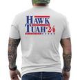 Hawk Tuah 24 Spit On That Thang Election President Light Men's T-shirt Back Print