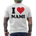 I Heart Nami First Name I Love Personalized Stuff Men's T-shirt Back Print