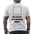 Hier Könnte Ihre Werbung Stand Hier Könnte Ihre Werbung Stand Text T-Shirt mit Rückendruck