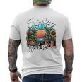 Hoeing Ain't Easy Gardening Men's T-shirt Back Print