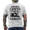 Ich Bin Ein Wohnmobil Papa Camper Papa Gray T-Shirt mit Rückendruck