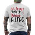 Ich Bringe Farbe In Deinen Alltag Maler Papa Lackierer Kapuzenjacke T-Shirt mit Rückendruck