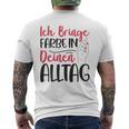 Ich Bringe Farbe In Deinen Alltag Maler Papa Lackierer T-Shirt mit Rückendruck