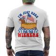 I'm Just Here For Wieners Dachshund Dog Hotdog 4Th Of July Men's T-shirt Back Print