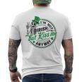 I'm Not Irish But Kiss Me Anyway St Patrick's Skeleton Men's T-shirt Back Print