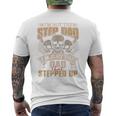 I'm Not The Step Dad I'm Just The Dad That Stepped Up Skull Men's T-shirt Back Print