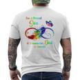I'm A Proud Son Of A Wonderful Dad In Heaven 95 Father's Day Mens Back Print T-shirt