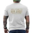Jack Antonoff Welcome To New Jersey Now Go Home Mens Back Print T-shirt
