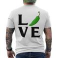 Jalapeno Love Jalapeno For Jalapeno Lover Men's T-shirt Back Print