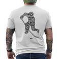 Jugador De Hockey Sobre Hielo Juvenil Niños Hombres Camiseta Hombre Estampado Espalda