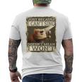 Just Because I Can't Sing Doesn't Mean I Won't Cat Singing Men's T-shirt Back Print