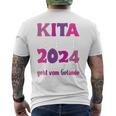 Kinder Kindertagesstätte Abschied Kinder Kita Abgänger 2024 T-Shirt mit Rückendruck
