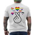 Kpop Gay Pride Lgbt Trans Pan Bisexual Nonbinary Lesbian Ace Men's T-shirt Back Print