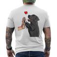Labrador Retriever Lab Labbi Dog T-Shirt mit Rückendruck