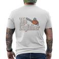 The Logfather For Dad Best Dad Best Christmas For Dad Mens Back Print T-shirt