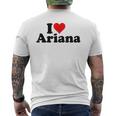 I Love Ariana T-Shirt mit Rückendruck