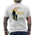 Lustig Der Beste Papa Der Welt Führt Die Liebe Raglan T-Shirt mit Rückendruck