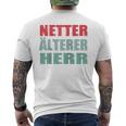 Lustiger Papa Undater Herrenatertagatertagsgeschenk Raglan T-Shirt mit Rückendruck