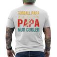 Lustiges Fußball Papa Perfekte Für Fußballliebhaberatertag Raglan T-Shirt mit Rückendruck