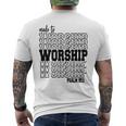 Made To Worship Men's T-shirt Back Print
