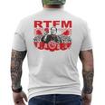 Mao Rtfm Meme Blue T-Shirt mit Rückendruck