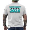 Maturafeier Maturareise Maturaparty Matura Bestanden 2024 T-Shirt mit Rückendruck