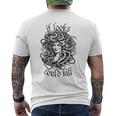 Medusa Greek Mythology Gorgon Pun Men's T-shirt Back Print