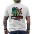 Mens Matching Family Daddysaurusrex Father's Day Dad Mens Back Print T-shirt