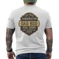 Mens Vintage Whiskey Label Dad Bod Drinking Father's Day Mens Back Print T-shirt