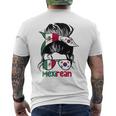 Mexirean Roots Half South Korean Half Mexican Men's T-shirt Back Print