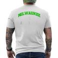 Milwaukee Vs All Y'all Weathered Slang Vintage Men's T-shirt Back Print