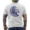 Moon Child Kitty Cats Purple Moonchild Men's T-shirt Back Print