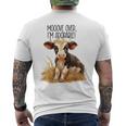 Mooove Over I'm Adorable Cute Cow Sounds Toddler Men's T-shirt Back Print