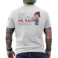 MsRachel Preschool Toddler Nap Snack Ms Rachel Repeat Men's T-shirt Back Print