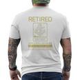 Navy Chief Retired I Still Do Mens Back Print T-shirt