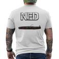 Ned Freshwater Fishing Lure Largemouth BassMen's T-shirt Back Print