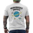 Neurodiverse Universe Neurodiversity Aesthetic Autism Awaren Men's T-shirt Back Print