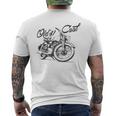 Old's Cool Vintage Motorcycle Bikers Men's T-shirt Back Print