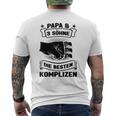 Papa & 3 Söhne Die Besten Komplizen Papa 3 Söhne T-Shirt mit Rückendruck