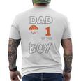 Papa Des 1 Basketball -Basketballson 1 Jahren 1 Jahre Alt T-Shirt mit Rückendruck