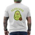 Papá Papácado Avocado Dad Mens Back Print T-shirt