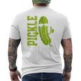 Pickle Squad Cucumber Men's T-shirt Back Print