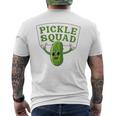 Pickle Squad Cucumber Vegan Pickles Lover Men's T-shirt Back Print