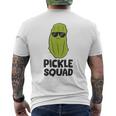 Pickle Squad Pickles Food Team Pickles Men's T-shirt Back Print