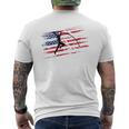 Pole Vault Fun Patriotic For Pole Vaulting Men's T-shirt Back Print