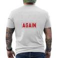 Promoted To Grandpa 2025 Again New Baby Est 2025 Men's T-shirt Back Print