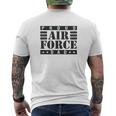 Proud Air Force Dad Mens Back Print T-shirt
