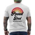 Proud Dad Of A Gay Son Lgbtq Ally Free Dad Hugs Bi Mens Back Print T-shirt